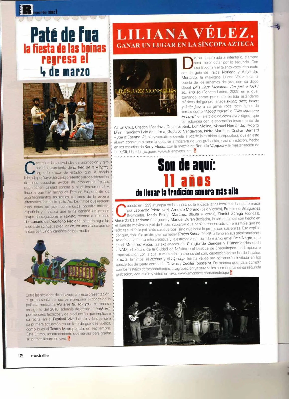 Son de Aqui press clipping Press Music Life